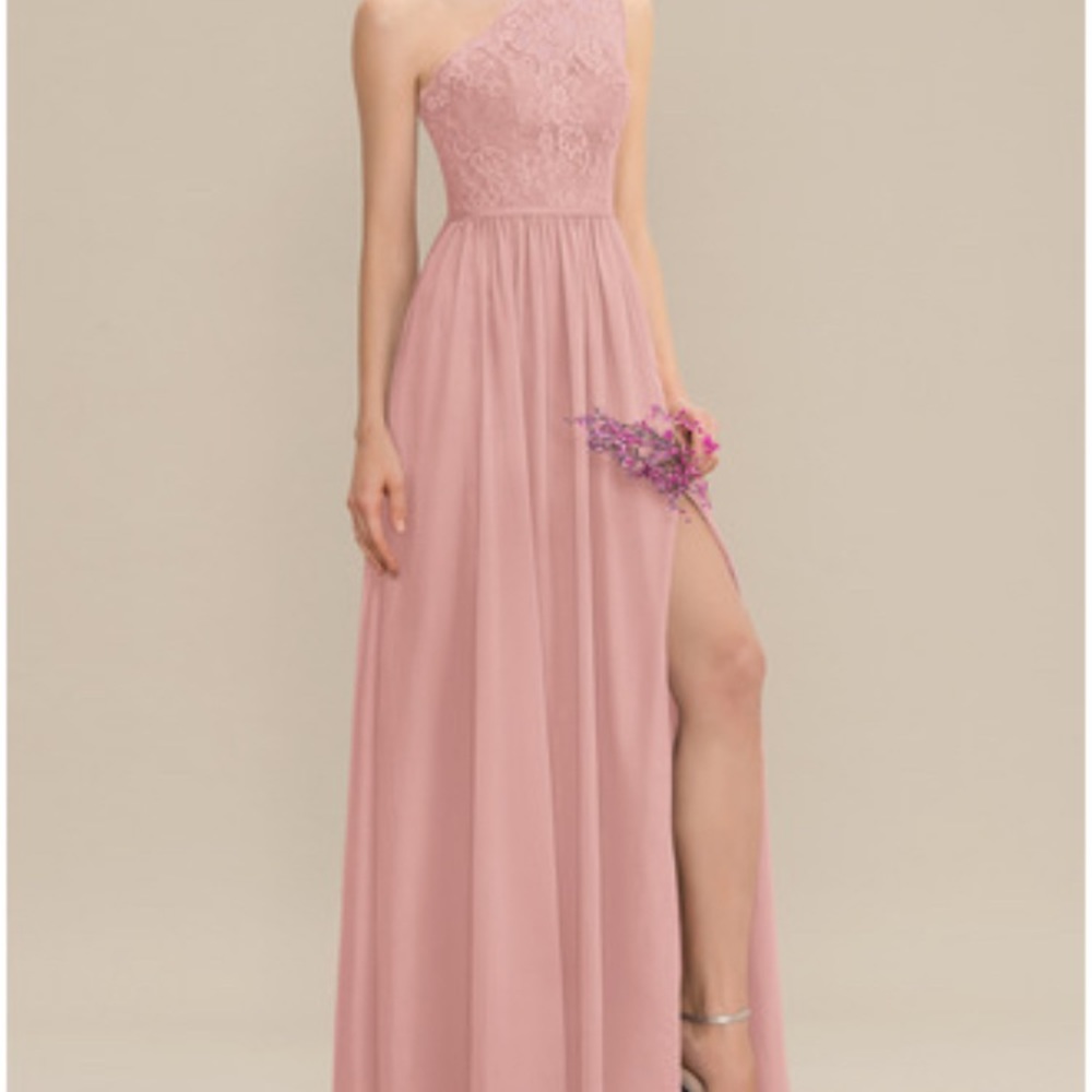 ✨PROM✨NWT JJ’sHouse blush pink floor length dress.